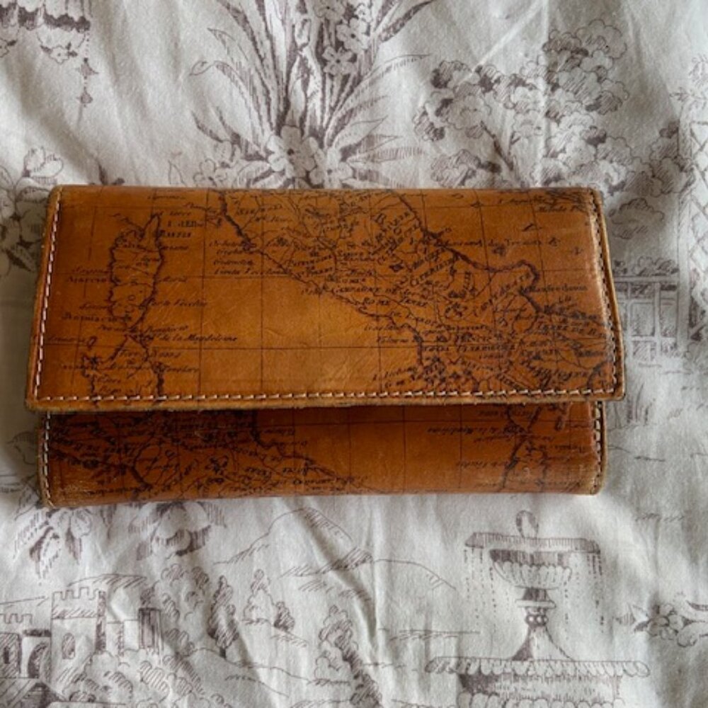 Patricia Nash Trifold Map Wallet